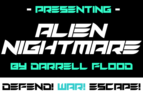 Alien Nightmare Font for Editorial Design