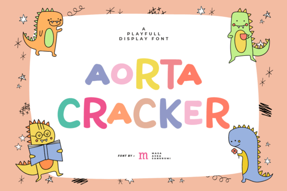 Aorta Cracker: A Playful Display Font for Creative Projects