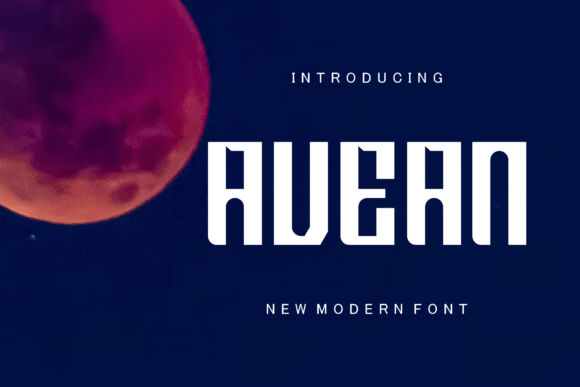 Avean: A Modern Display Font for Web Design