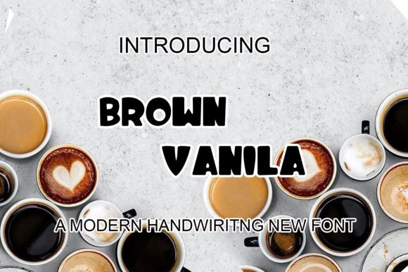 Brown Vanila: A Casual Display Font for Creative Branding