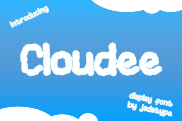 Cloudee: A Display Font for Bold Brand Statements