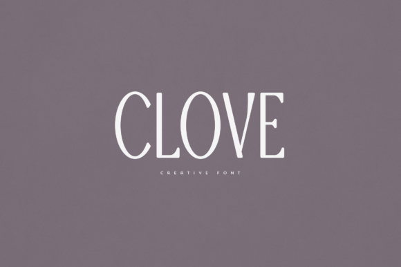 Clove Font for Handmade Creations