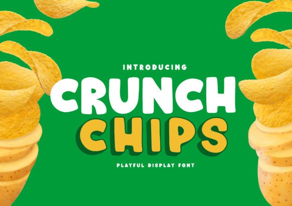 Crunch Chips Font for Bold Digital Branding