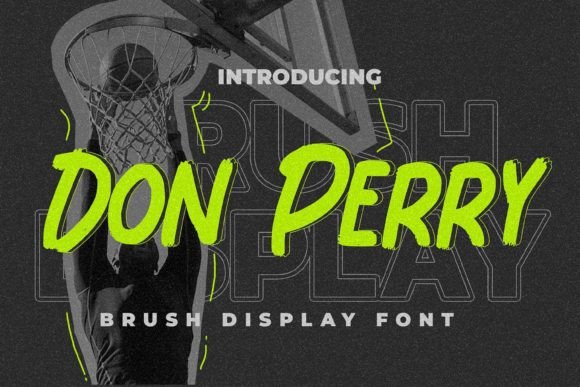 Don Perry: A Textured Font for Handmade Creations