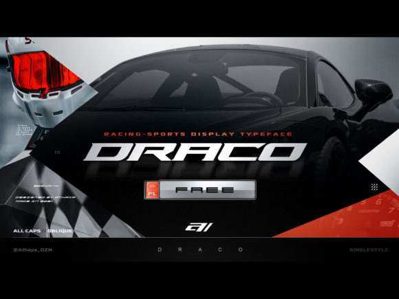 Draco: A Bold Font for Modern Branding