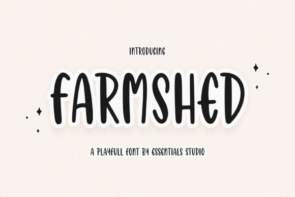 Farmshed Font Review: A Playful Display Typeface for Branding
