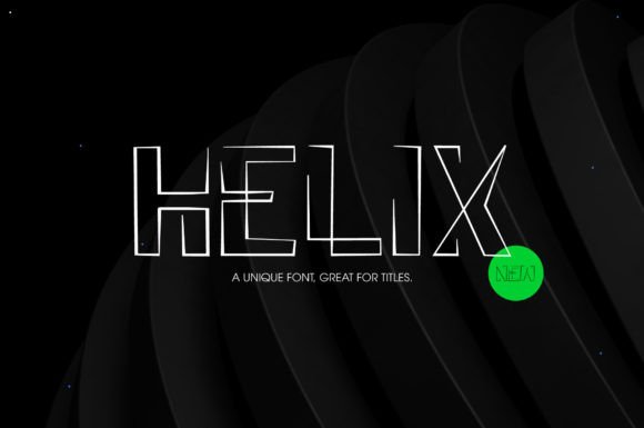 Helix: A Bold Display Font for Branding Projects