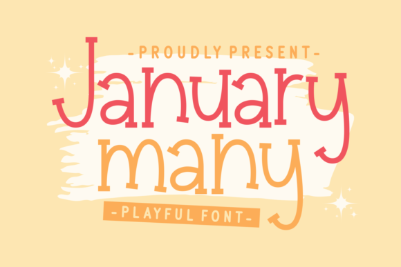January Many: A Playful Font for Eye-Catching Campaigns