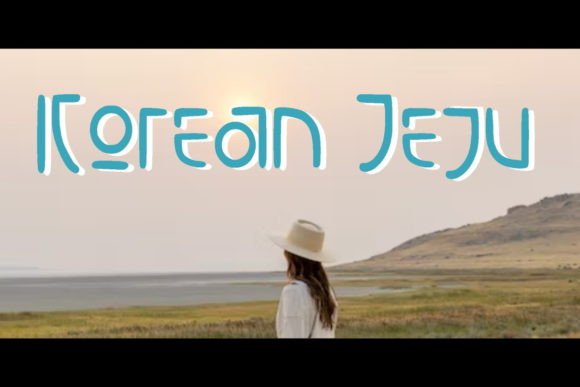 Korean Jeju: A Modern Display Font for Polished Branding