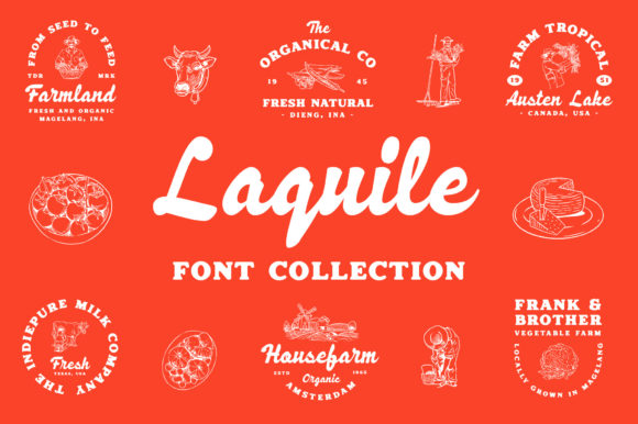 Laquile Font Review for Branding Projects