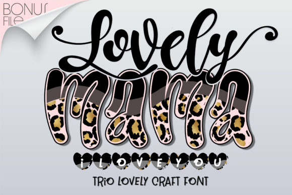 Lovely Mama I Love You Font Review