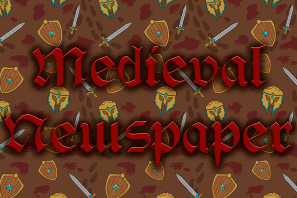 Medieval Newspaper Font for Branding Projects