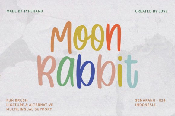 Moon Rabbit Font for Eye-Catching Campaigns