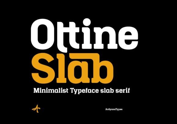 Ottine: A Bold Display Font for Digital Branding
