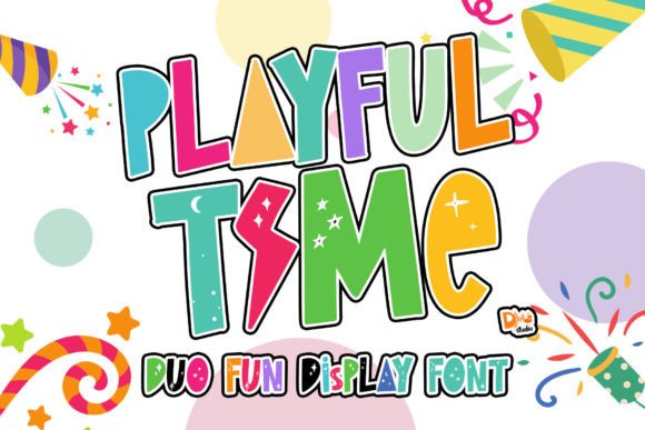 Playful Time Font for Handmade Creations