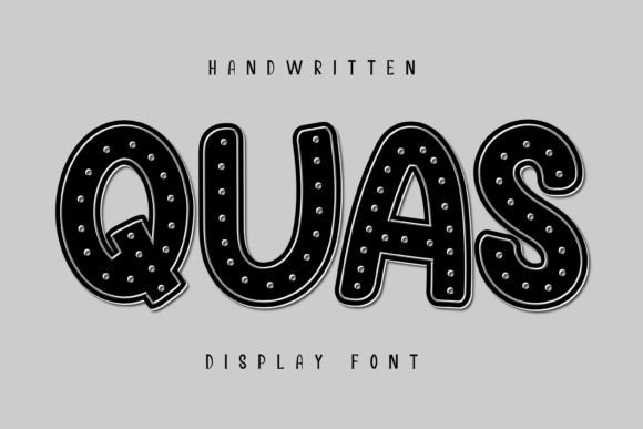 Quas: A Groovy Display Font for Digital Branding