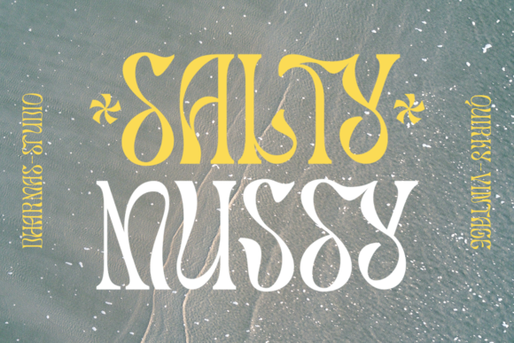 Salty Mussy: A Stylish Display Font for Modern Campaigns