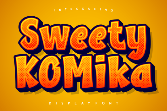 Sweety Komika for Web Design: A Playful Display Font with Purpose