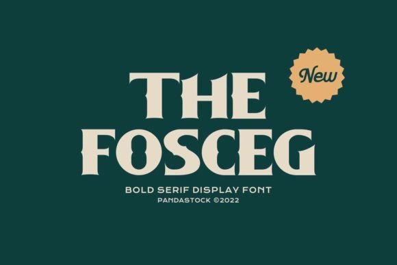 The Fosceg: A Modern Display Font for Digital Creativity